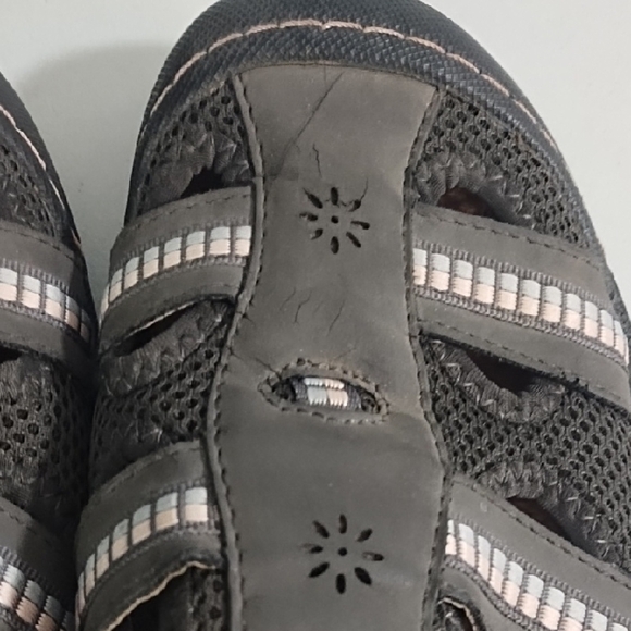 JSPORT Black Gray Pink Light Blue comfort Outdoor Sandals 8.5 - Picture 7 of 12